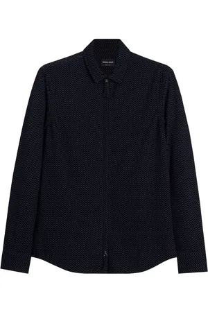 Giorgio Armani Chemise à motif chevrons