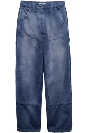Prada Pantalon cargo à logo triangulaire