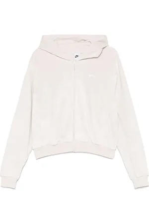Nike Hoodie en velours à fermeture zippée