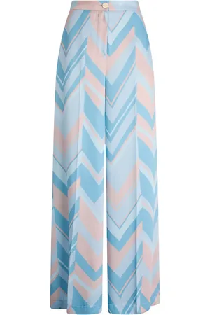 Liu Jo Pantalon palazzo à imprimé chevrons