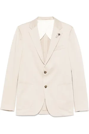 LARDINI Blazer à détail de broche
