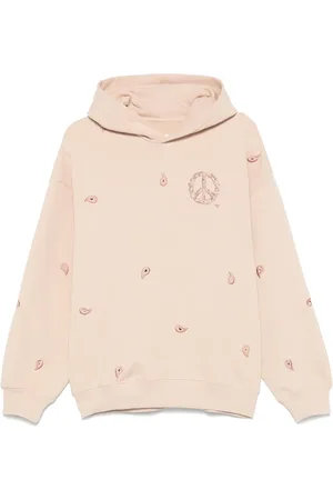 Emporio Armani Hoodie à symbole de paix brodé
