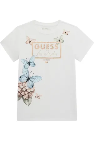 Guess T-shirt à logo papillon imprimé