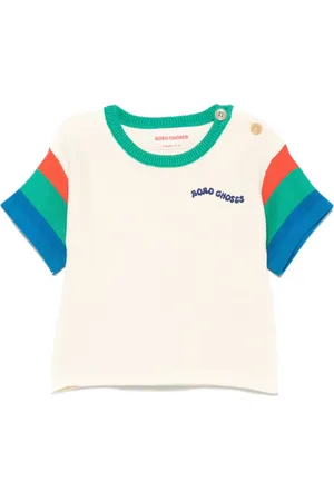 Bobo Choses T-shirt en maille à design colour block