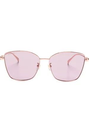 Gucci Lunettes de soleil à monture papillon