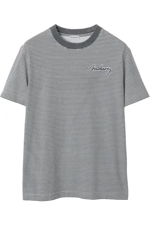 Burberry T-shirt en coton à rayures