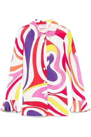 PUCCI Junior Chemise imprimée à détail noué
