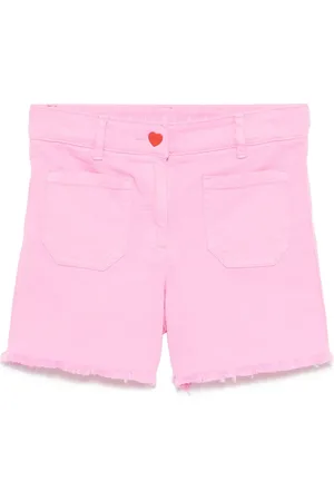 Stella McCartney Short en jean à bords francs