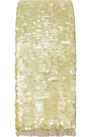 Tory Burch Jupe ornée de sequins à coupe mi-longue