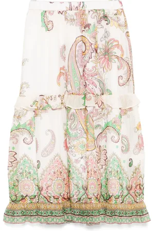 Etro Jupe à motif cachemire