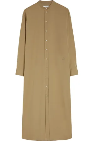 Jil Sander Robe-chemise en coton