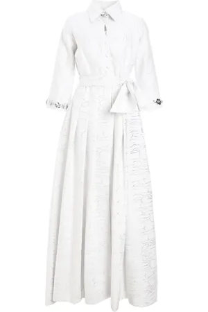 Baruni Robe Zinnia à coupe longue