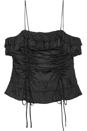 Ganni Haut à effet drapé