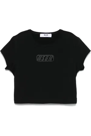 Msgm T-shirt à logo brodé