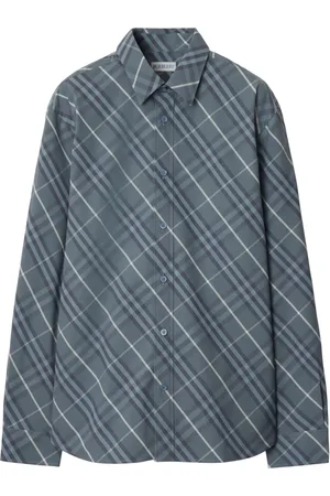 Burberry T-shirt en coton à carreaux