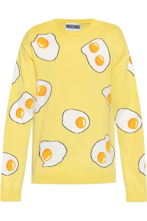 Moschino Pull à motif œuf