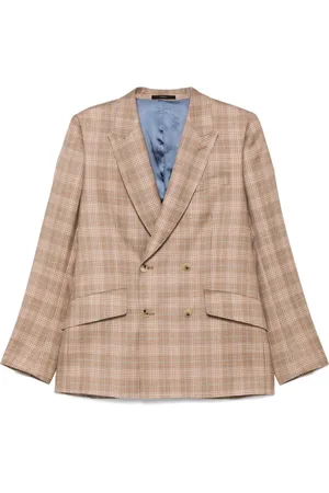 Paul Smith Blazer croisé à carreaux