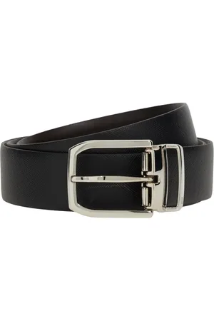 Boggi Milano Ceinture en cuir à design réversible