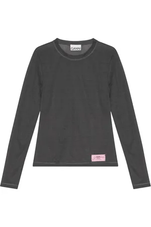 Ganni T-shirt à patch logo