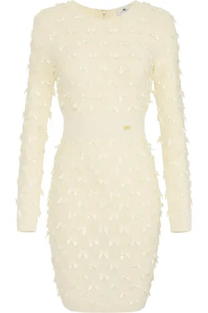 Elisabetta Franchi Robe mi-longue à détail de nœud