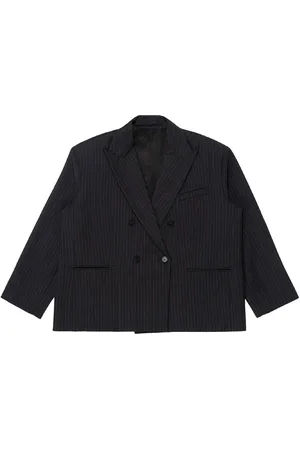 Mainless Blazer à fines rayures