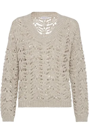Brunello Cucinelli Pull Foliage Lace