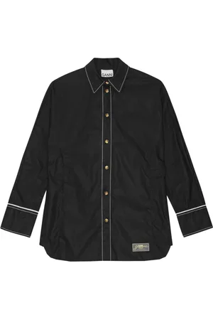 Ganni Chemise à détails contrastants