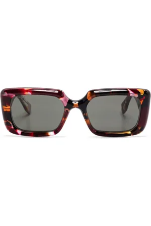 Gucci Lunettes de soleil à monture rectangulaire