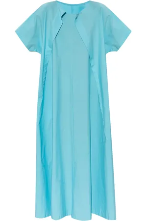 Maison Margiela Robe en coton à coupe longue