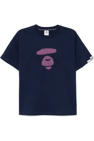 A Bathing Ape T-shirt à logo Moonface