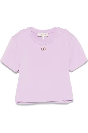 Twin-Set T-shirt à plaque logo