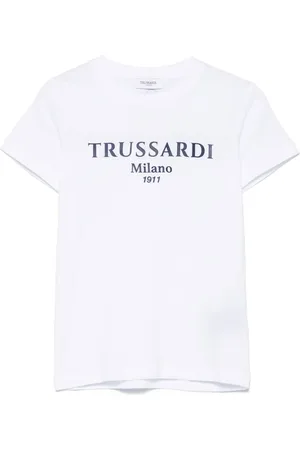 Trussardi T-shirt à logo en relief