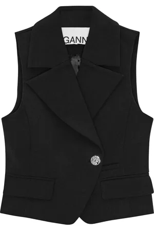 Ganni Veston à boutonnière croisée