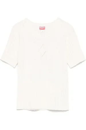 Kenzo T-shirt à motif losanges