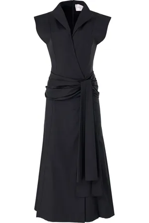 Carolina Herrera Robe portefeuille à coupe mi-longue