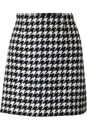 Carolina Herrera Minijupe à motif pied-de-poule