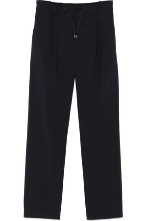 HERNO Pantalon droit à taille élastiquée