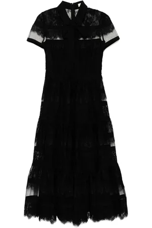 Elie saab Robe mi-longue en dentelle