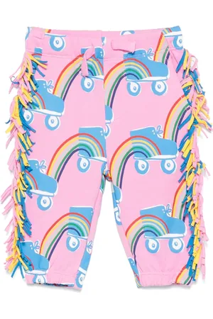 Stella McCartney Pantalon de jogging à imprimé Rollerskate Rainbow