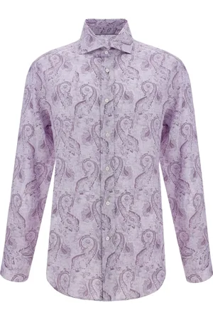 Brunello Cucinelli Chemise à motif cachemire