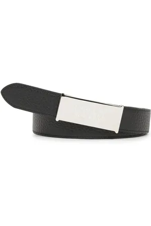 Maison Margiela Ceinture en cuir à design réversible