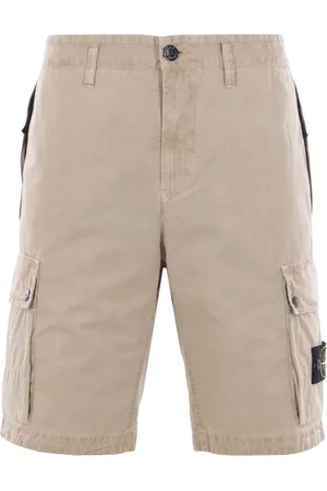 Stone Island Short en coton à poches cargo