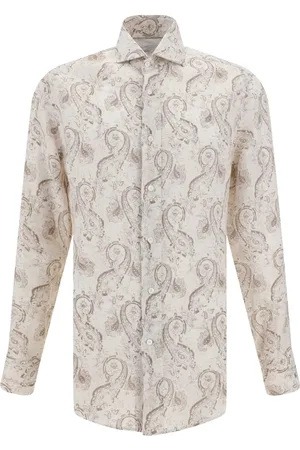 Brunello Cucinelli Chemise à motif cachemire