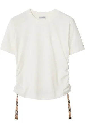 Burberry T-shirt à bords à carreaux