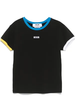Msgm T-shirt à logo brodé