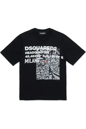 Dsquared2 T-shirt en coton à imprimé graphique