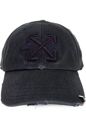 OFF-WHITE Casquette en jean à logo brodé