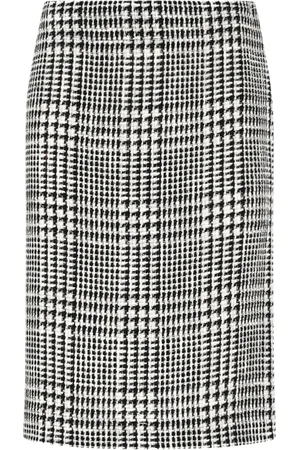 GIANLUCA CAPANNOLO Jupe crayon à motif pied-de-poule