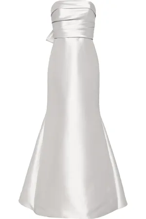 Amsale Robe-bustier à détail de nœud