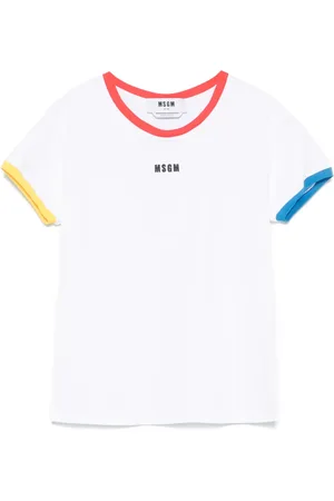 Msgm T-shirt à logo brodé